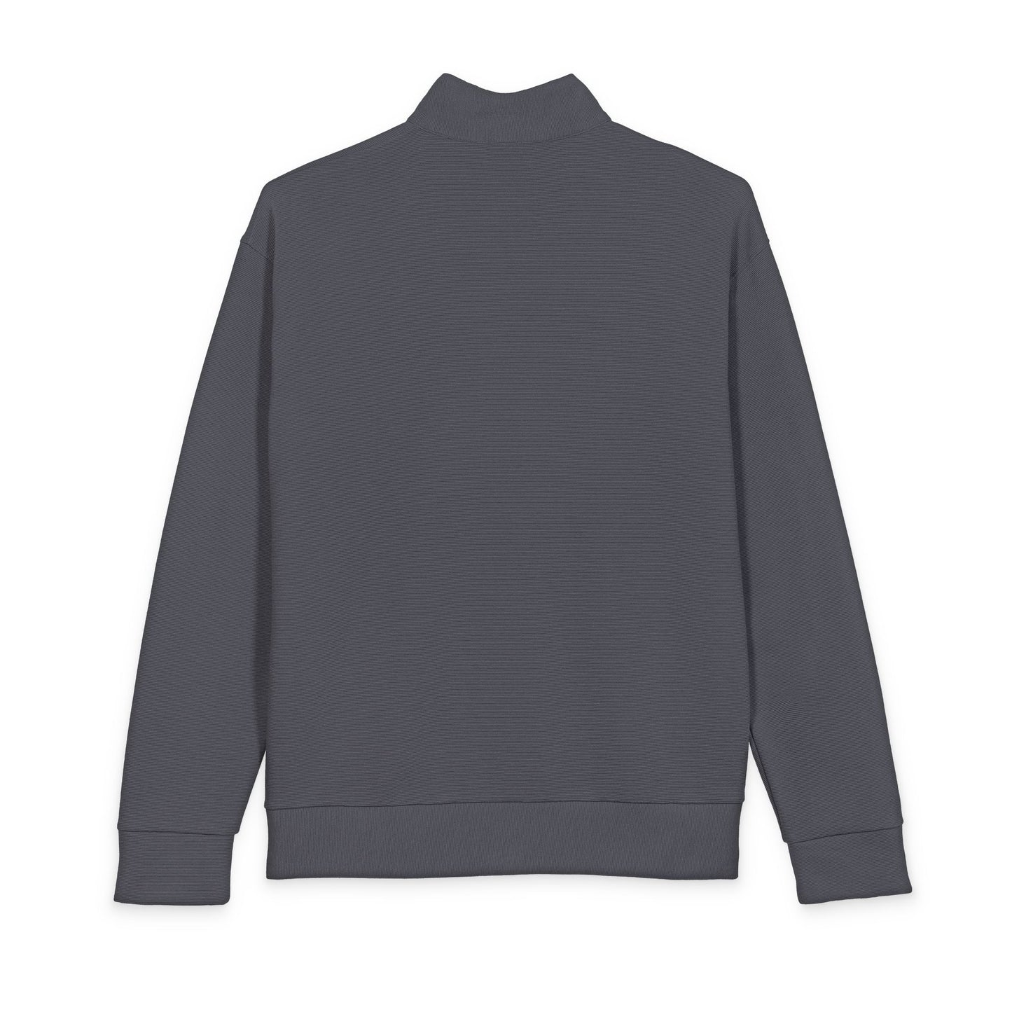 ONE Black Quarter-Zip Pullover - Textured Knit Casual Top