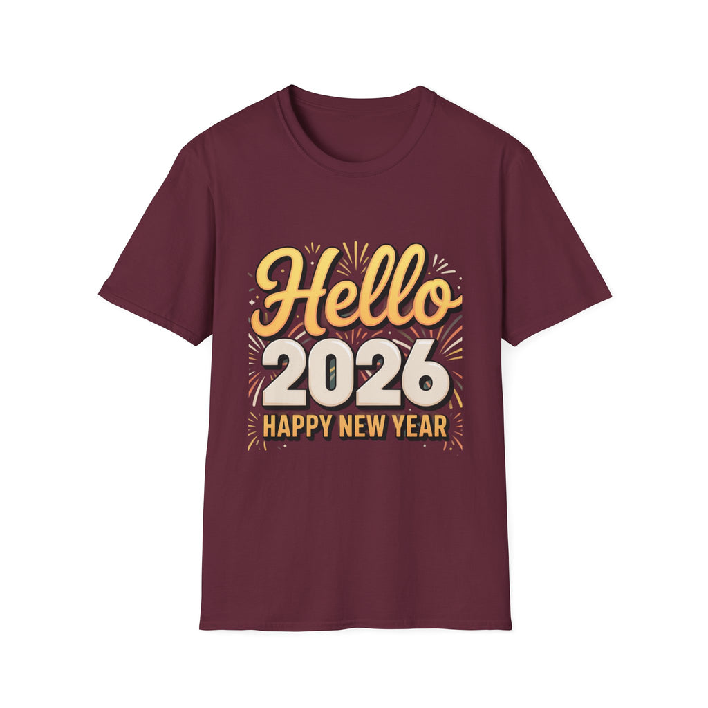 Hello 2026 Happy New Year T-Shirt