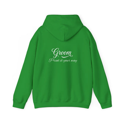 Copy of  "Bride" White Script Hoodie — Bridal Wedding Party Pullover