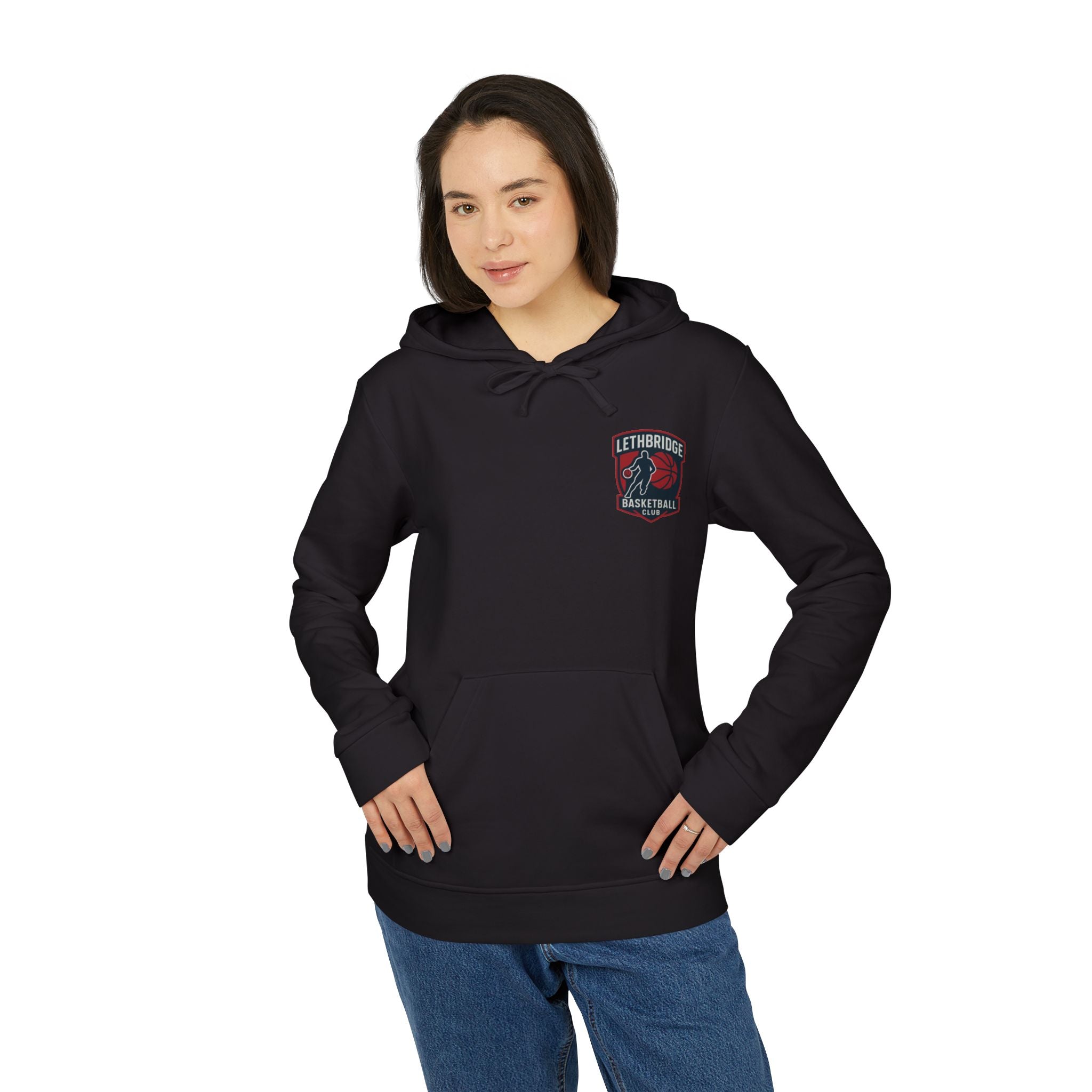 Rebel Basketball League Hoodie — Bold Grunge Basketball Logo