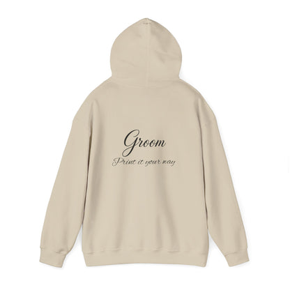 "Groom" Script Hoodie — Bridal Wedding Party Pullover