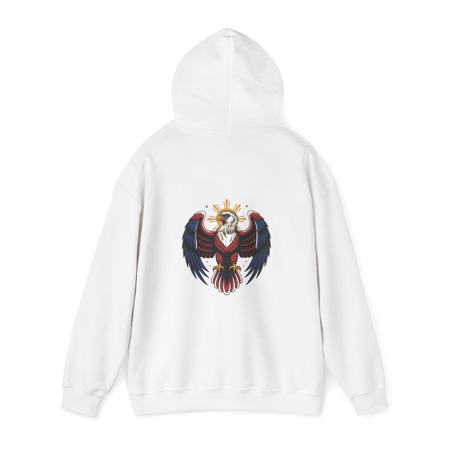 Philippines Map & Heraldic Eagle Hoodie — Filipino Pride Pullover