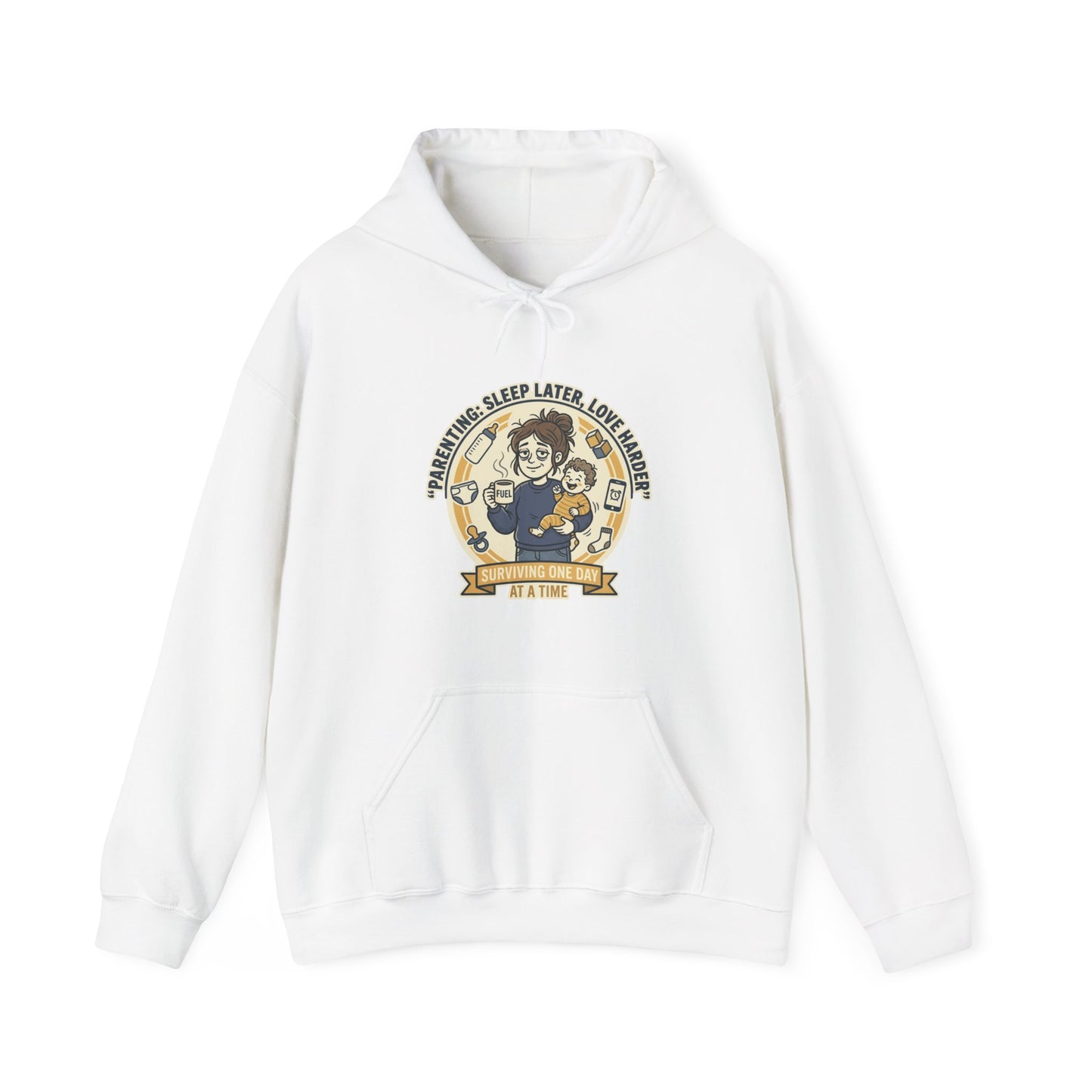 Parenting: Sleep Later, Love Harder Hoodie