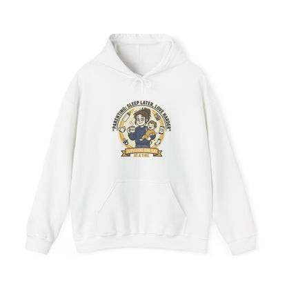 Parenting: Sleep Later, Love Harder Hoodie