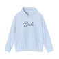 "Bride" Script Hoodie — Bridal Wedding Party Pullover