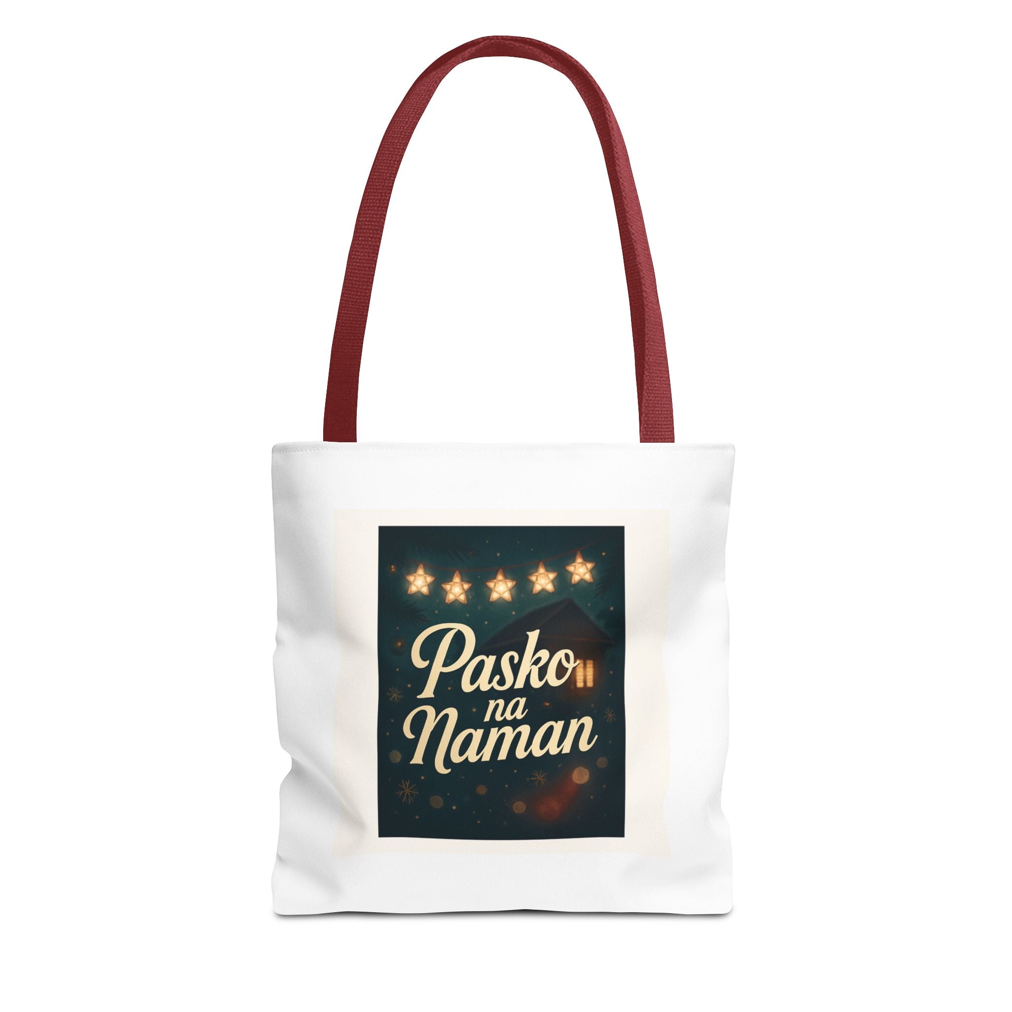 Pasko na Naman Tote Bag, Holiday Tote, Christmas Gift Bag, Eco-Friendly Shopper, Festive Accessories, Personalized Gift Bag