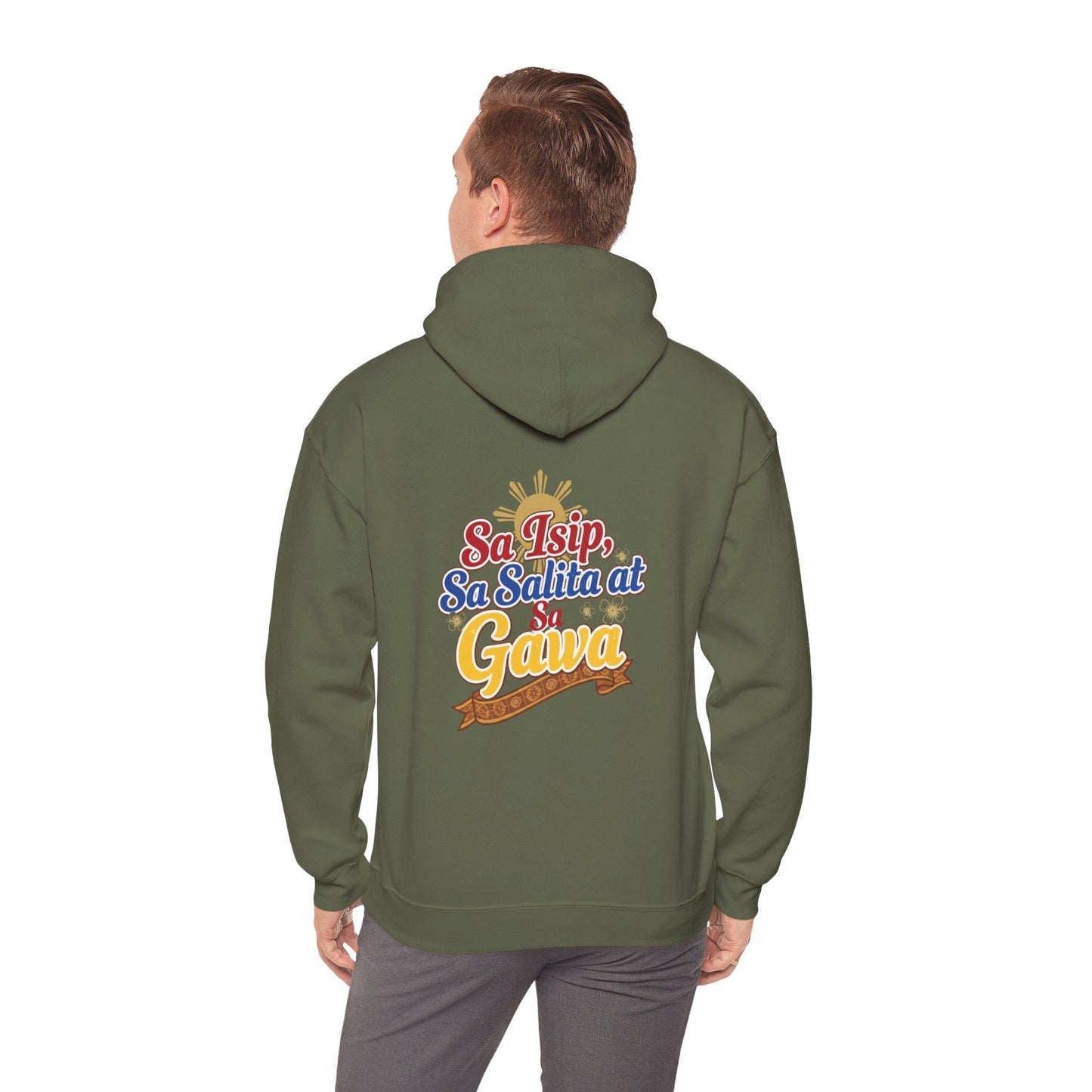 Pinay sa Isip sa Salita at sa Gawa — Filipino Pride Pullover Hoodie
