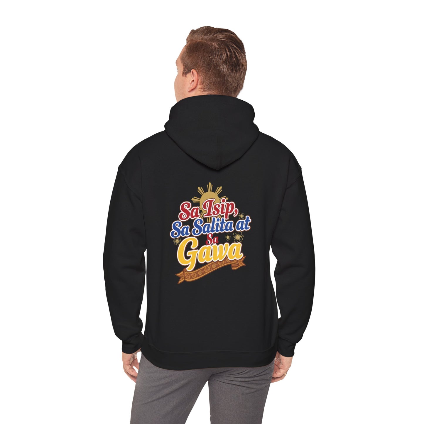 Pinay sa Isip sa Salita at sa Gawa — Filipino Pride Pullover Hoodie
