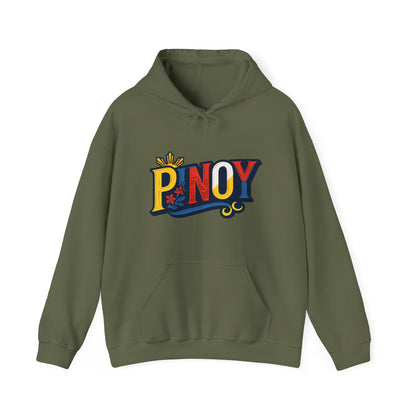 Pinoy Retro Logo Hoodie – Filipino Pride Pullover