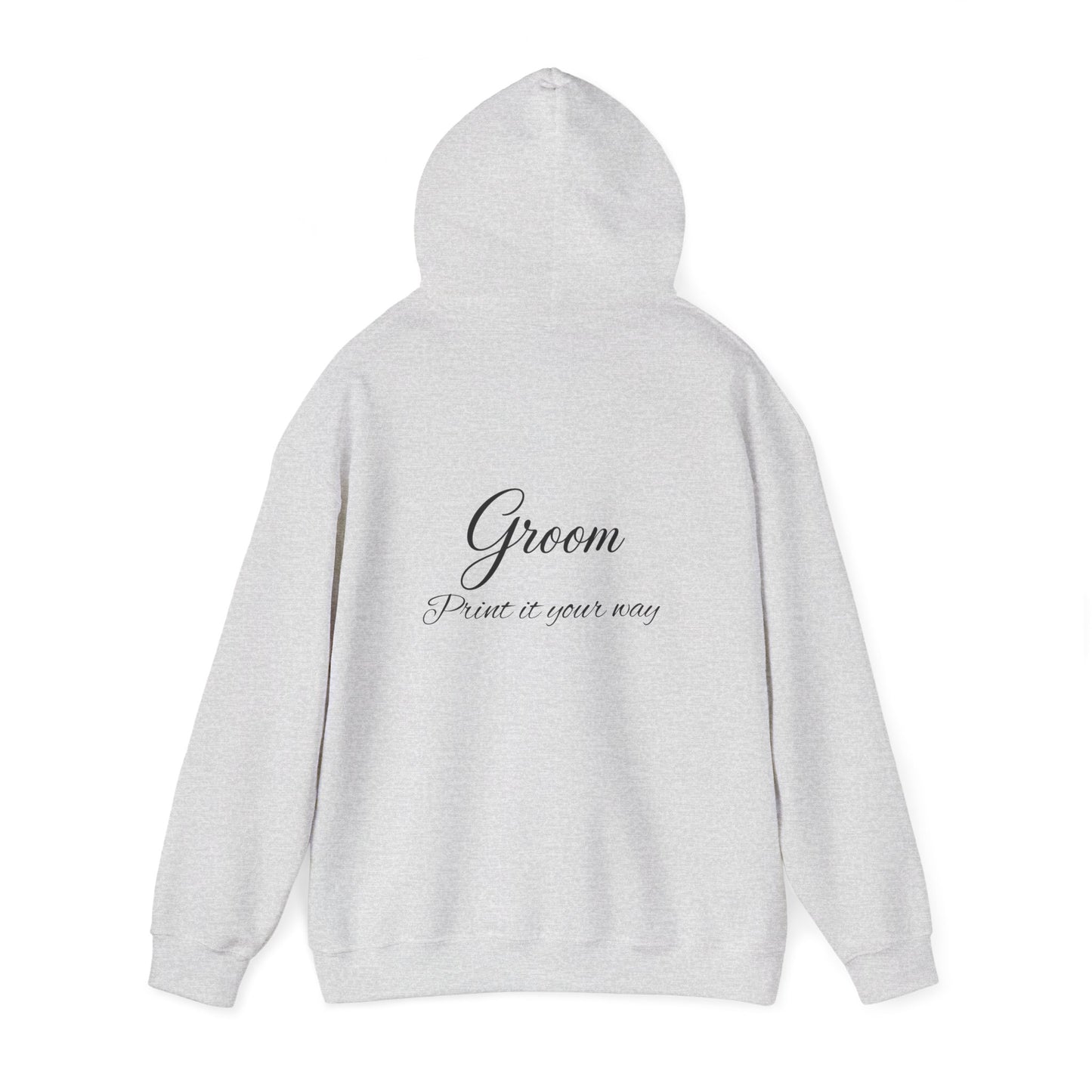 "Groom" Script Hoodie — Bridal Wedding Party Pullover