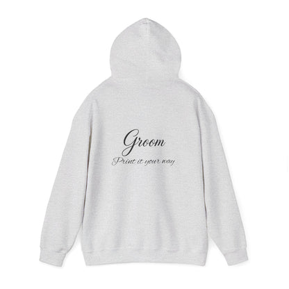 "Groom" Script Hoodie — Bridal Wedding Party Pullover