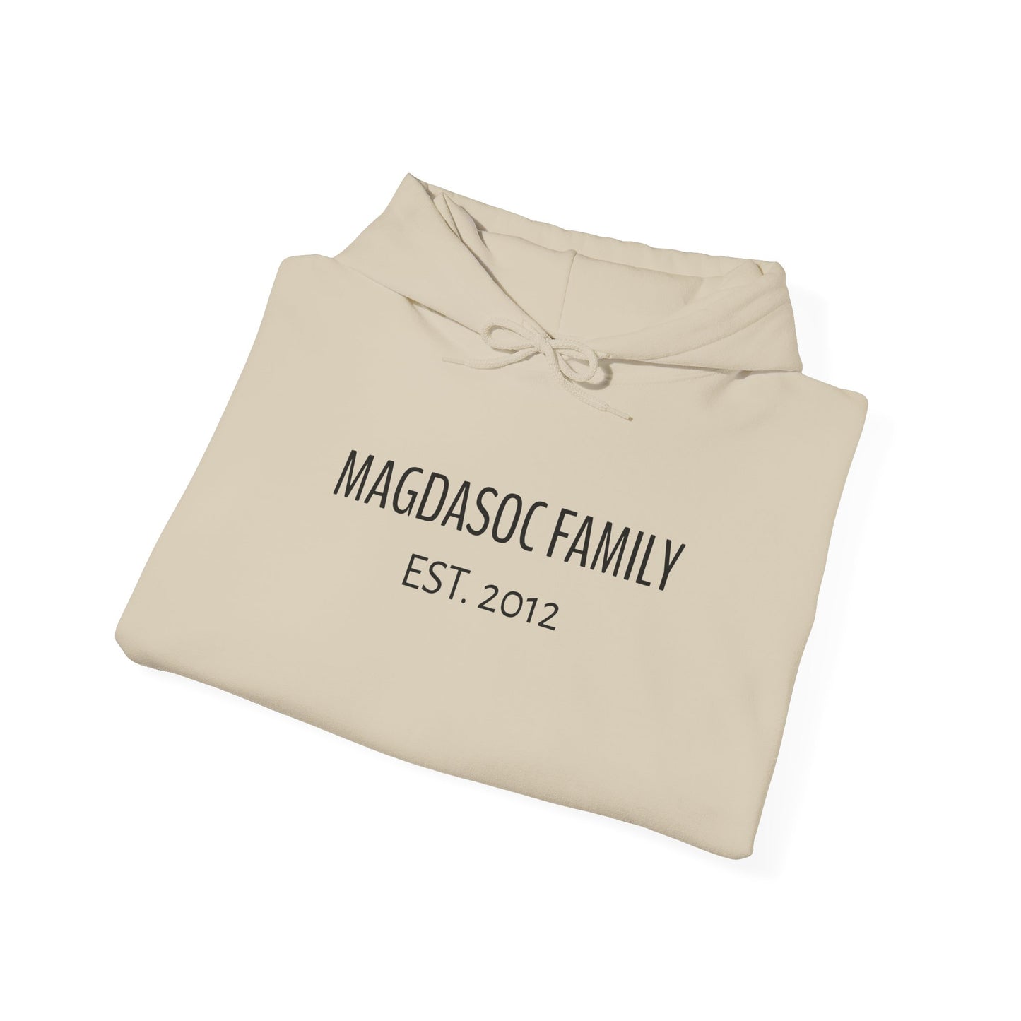 Custom Family Name Hoodie (REGULAR PRINT, DTF)-Personalized Pullover