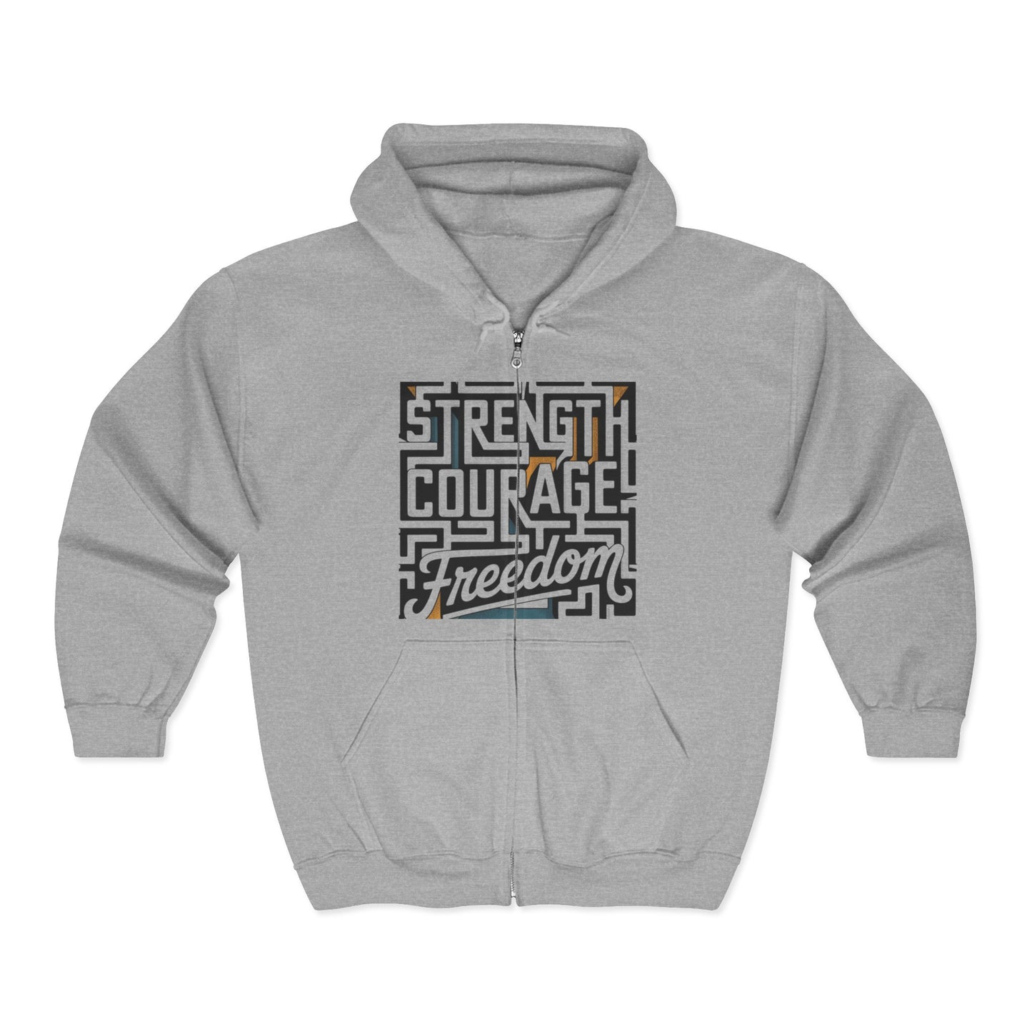 Empowering Freedom Zip-Up Hoodie