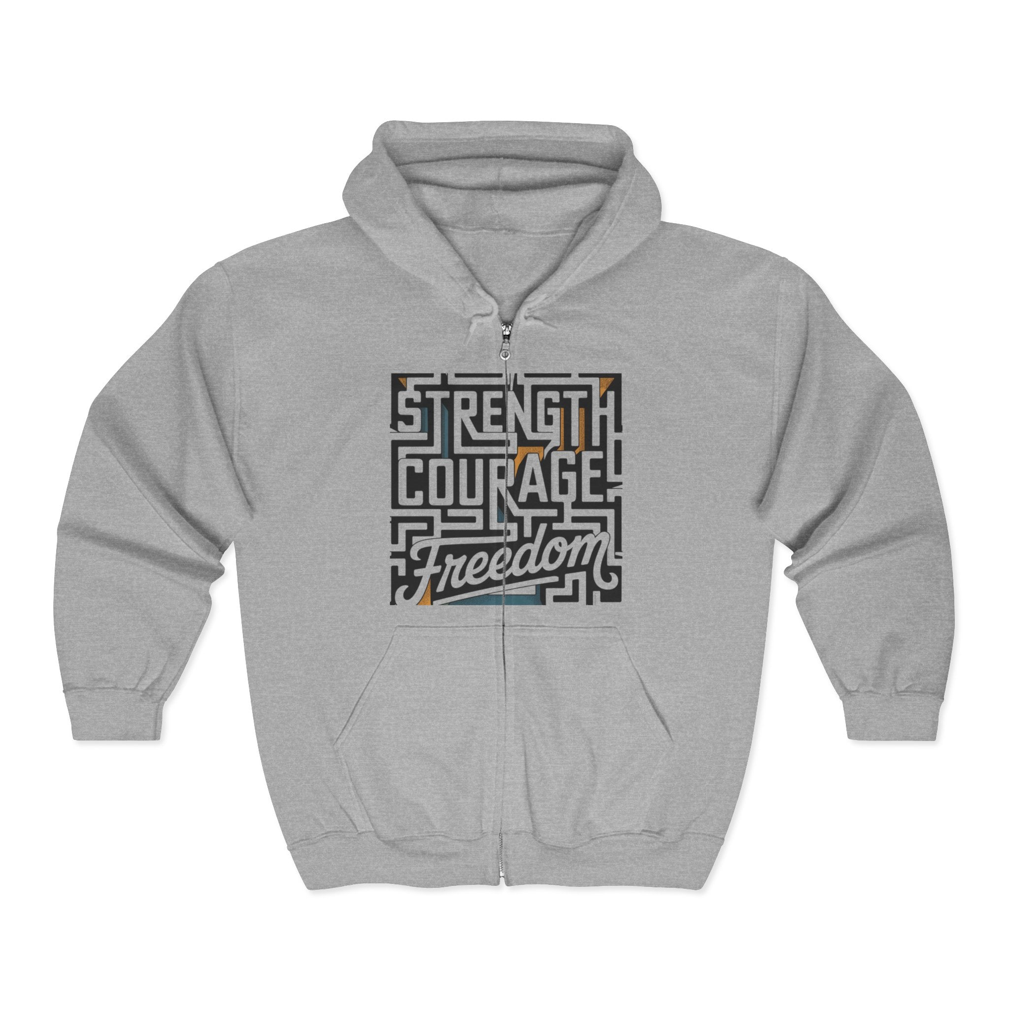 Empowering Freedom Zip-Up Hoodie