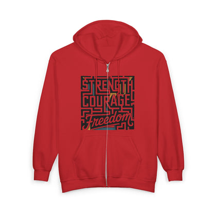 Empowering Freedom Zip-Up Hoodie