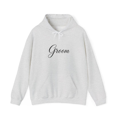 "Groom" Script Hoodie — Bridal Wedding Party Pullover