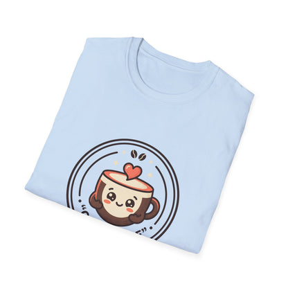 T-Shirt — Caffè Cutie Cute Coffee Cup Graphic Tee