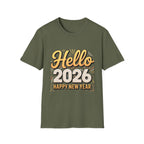 Hello 2026 Happy New Year T-Shirt
