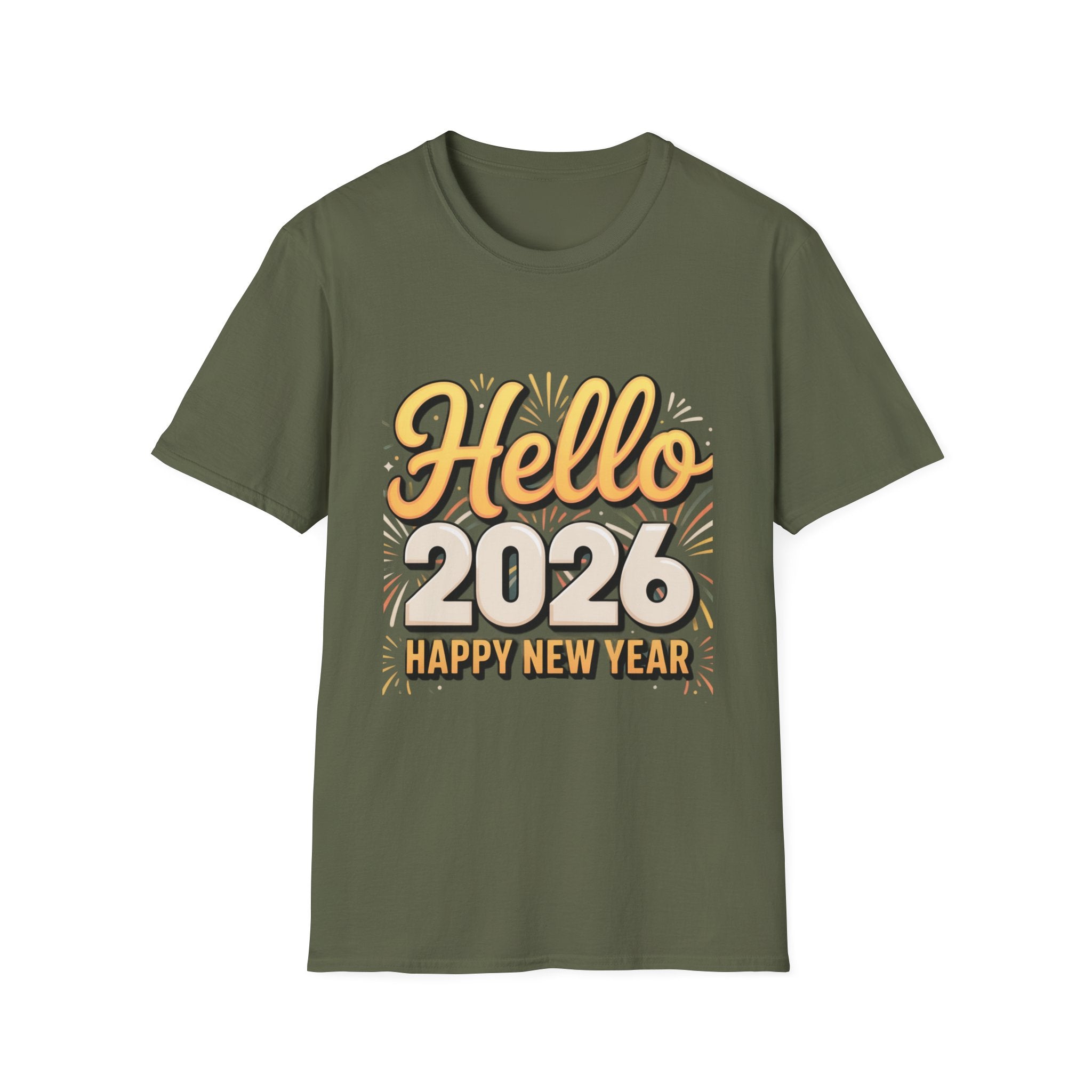 Hello 2026 Happy New Year T-Shirt