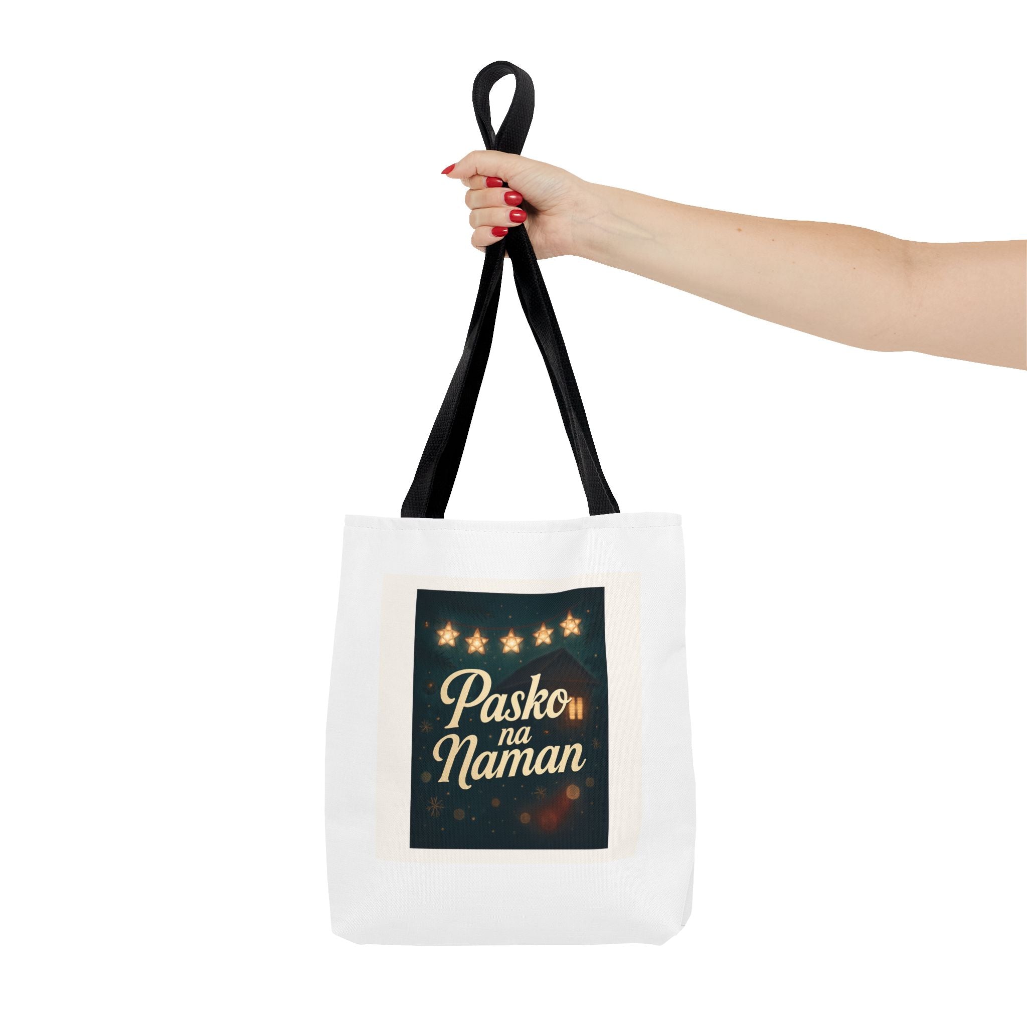 Pasko na Naman Tote Bag, Holiday Tote, Christmas Gift Bag, Eco-Friendly Shopper, Festive Accessories, Personalized Gift Bag