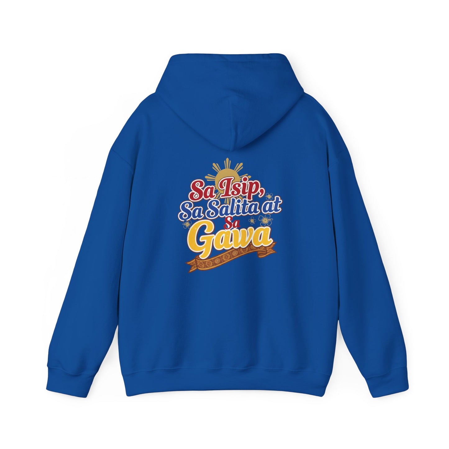 Pinay sa Isip sa Salita at sa Gawa — Filipino Pride Pullover Hoodie
