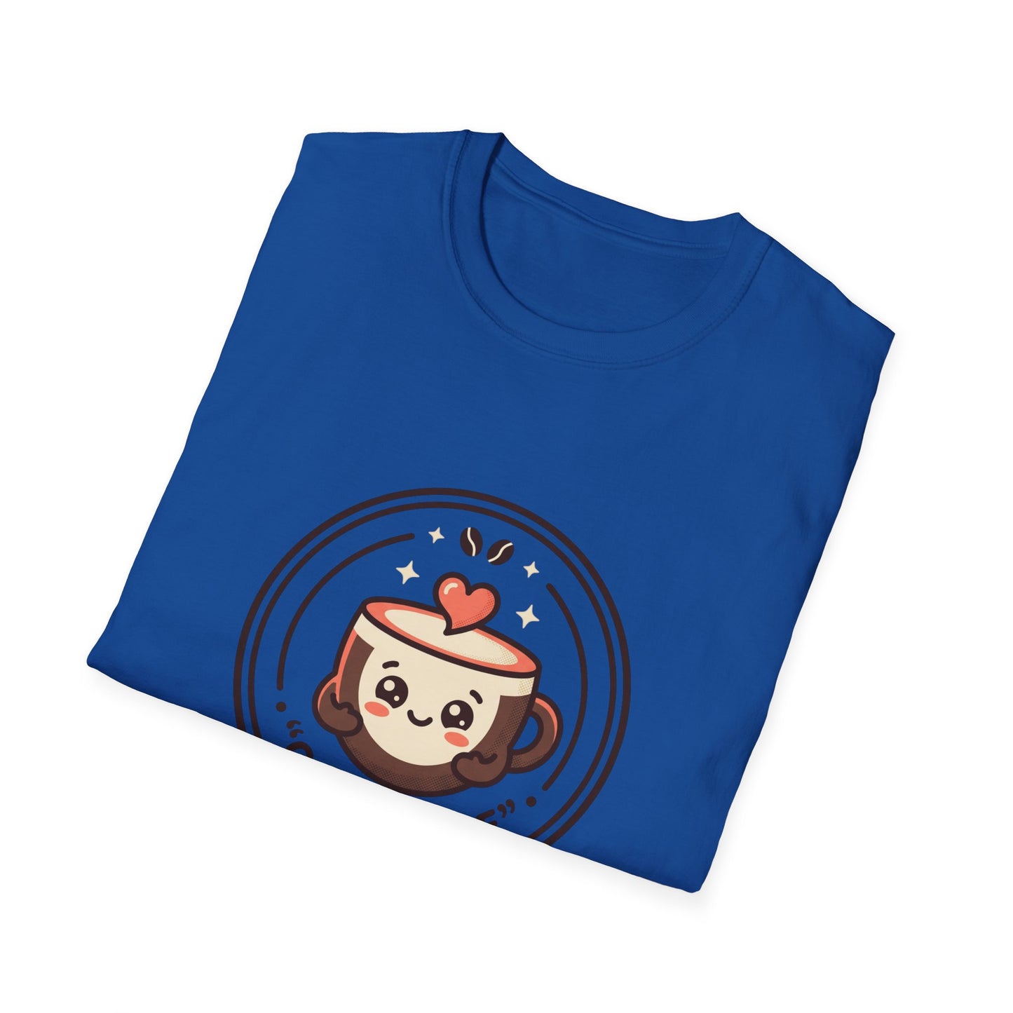 T-Shirt — Caffè Cutie Cute Coffee Cup Graphic Tee