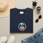 Student Life T-Shirt — Campus Book & Sunrise Design
