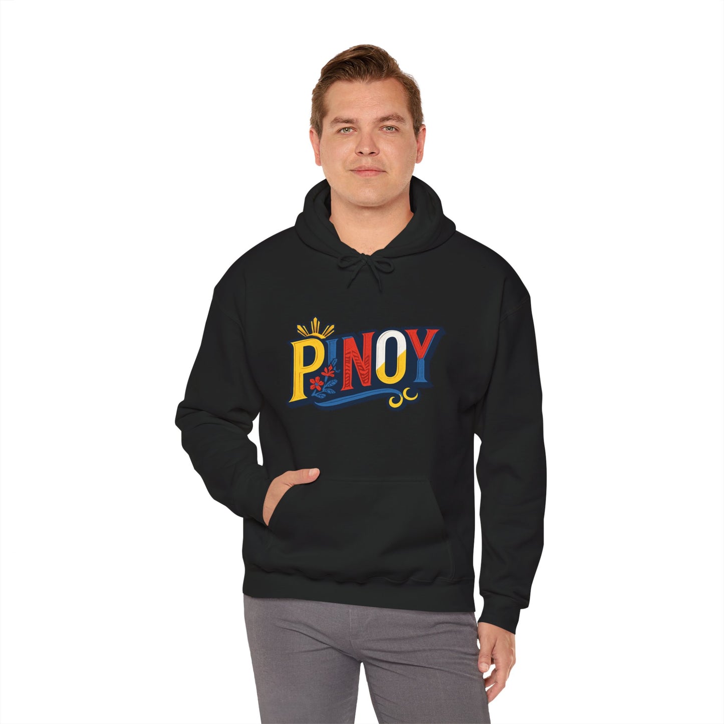 Pinoy Retro Logo Hoodie – Filipino Pride Pullover