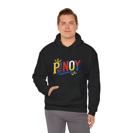 Pinoy Retro Logo Hoodie – Filipino Pride Pullover
