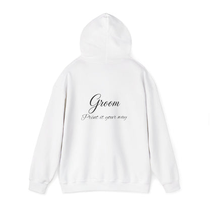 "Groom" Script Hoodie — Bridal Wedding Party Pullover