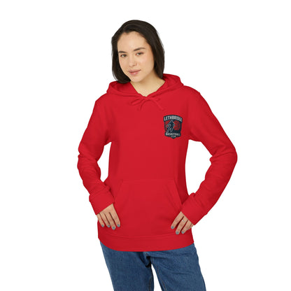 Rebel Basketball League Hoodie — Bold Grunge Basketball Logo