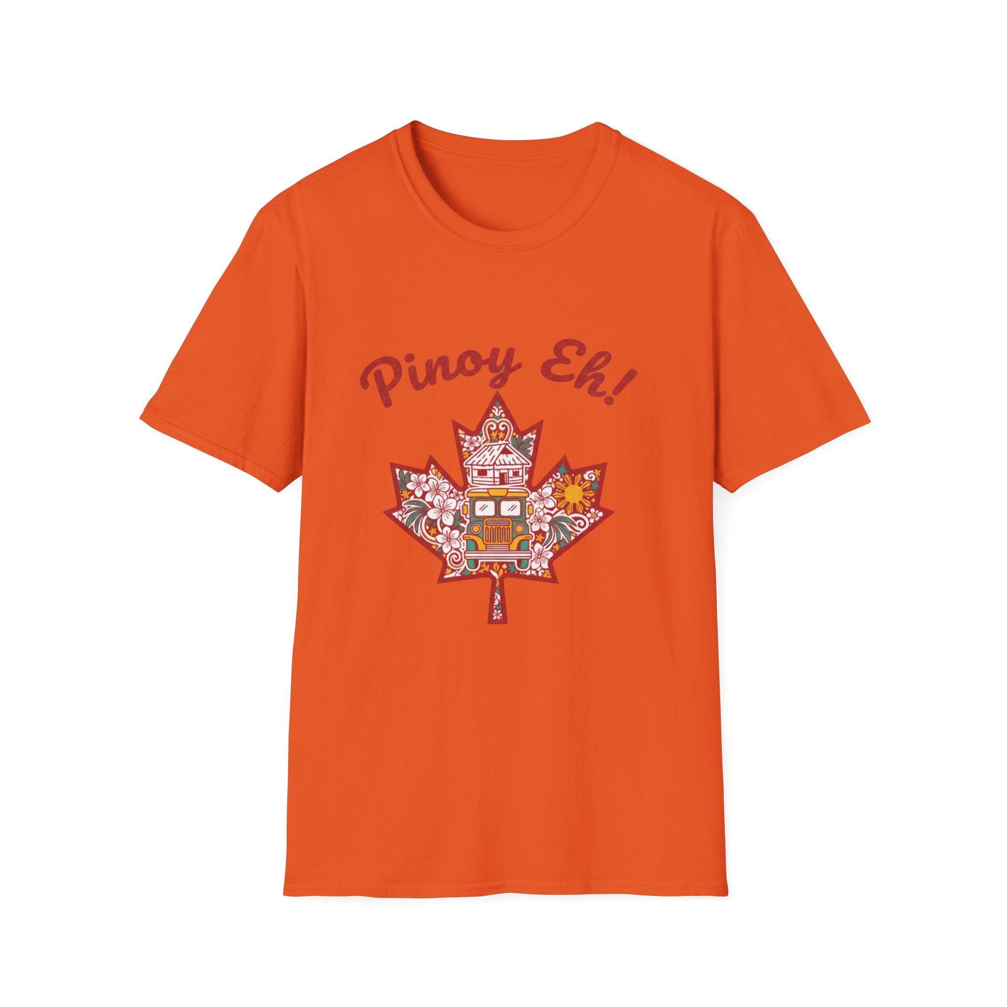 Pinoy Eh! Filipino Maple Leaf T-Shirt — Philippine Pride Canada Design