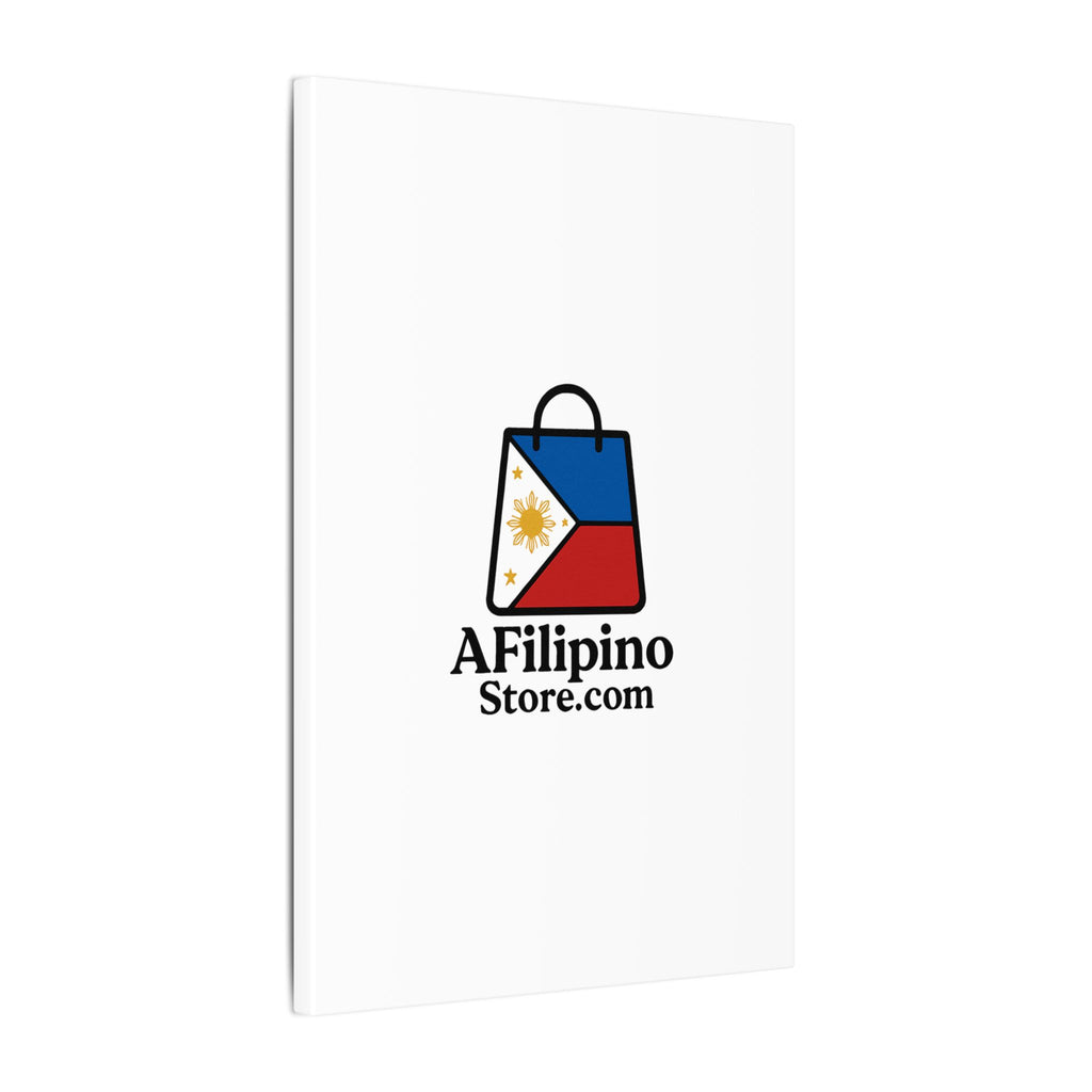Filipino Flag Tote Logo Canvas Print — AFilipinoStore.com Matte Stretched Wall Art