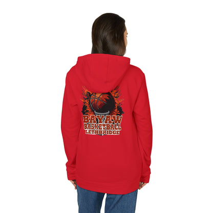 Rebel Basketball League Hoodie — Bold Grunge Basketball Logo