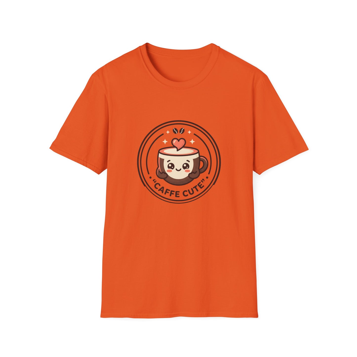 T-Shirt — Caffè Cutie Cute Coffee Cup Graphic Tee