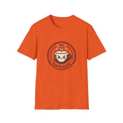 T-Shirt — Caffè Cutie Cute Coffee Cup Graphic Tee