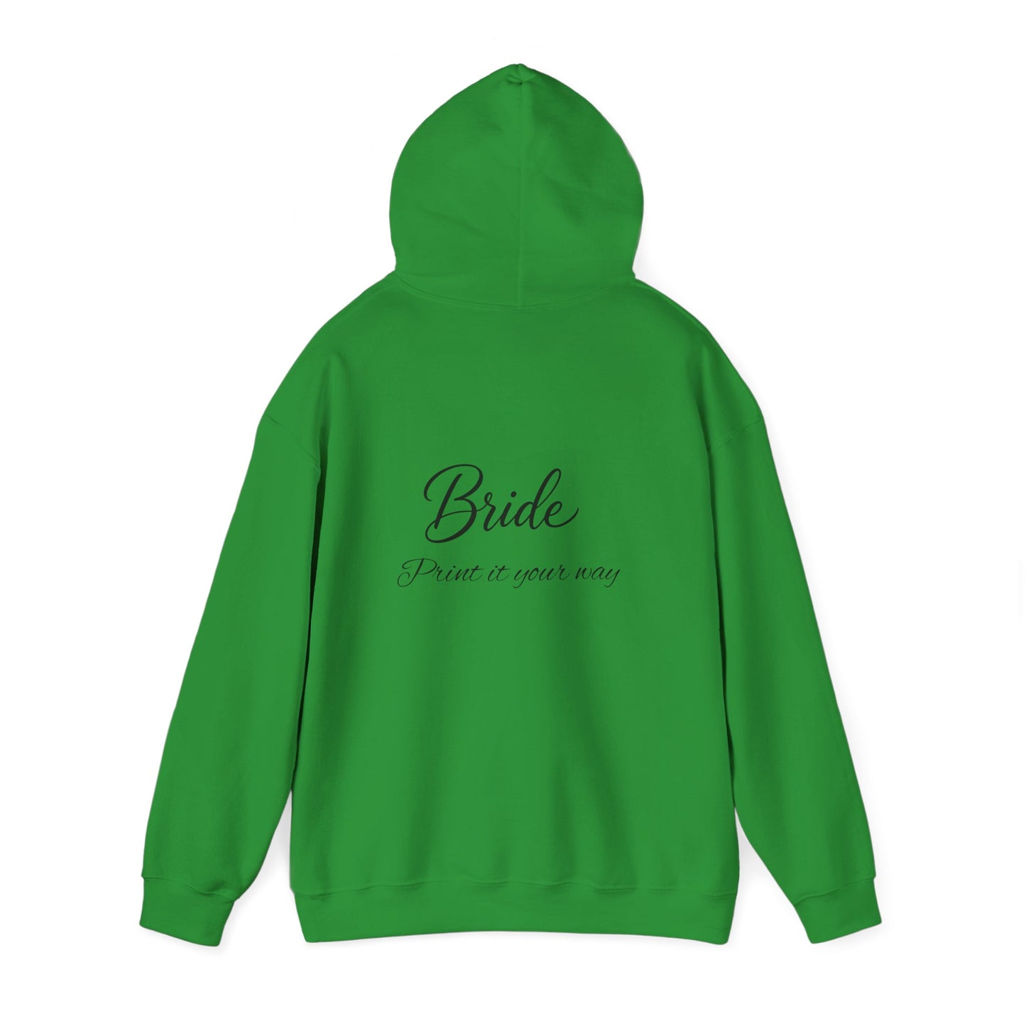 "Bride" Script Hoodie — Bridal Wedding Party Pullover
