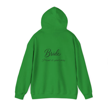 "Bride" Script Hoodie — Bridal Wedding Party Pullover