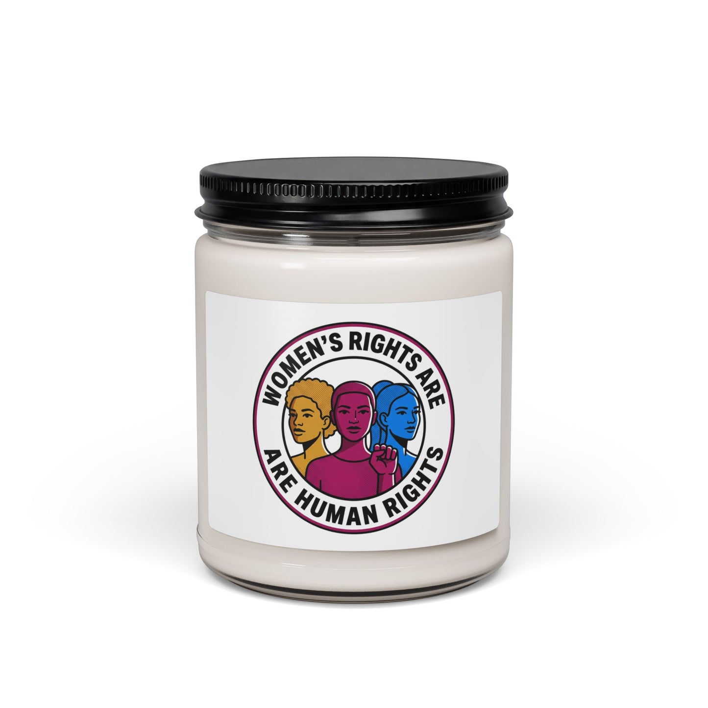 Women's Rights Are Human Rights Candle | Feminism, Empowerment Soy Candle
