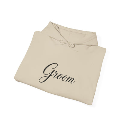 "Groom" Script Hoodie — Bridal Wedding Party Pullover