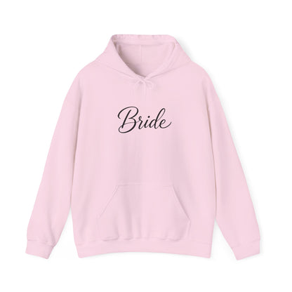 "Bride" Script Hoodie — Bridal Wedding Party Pullover