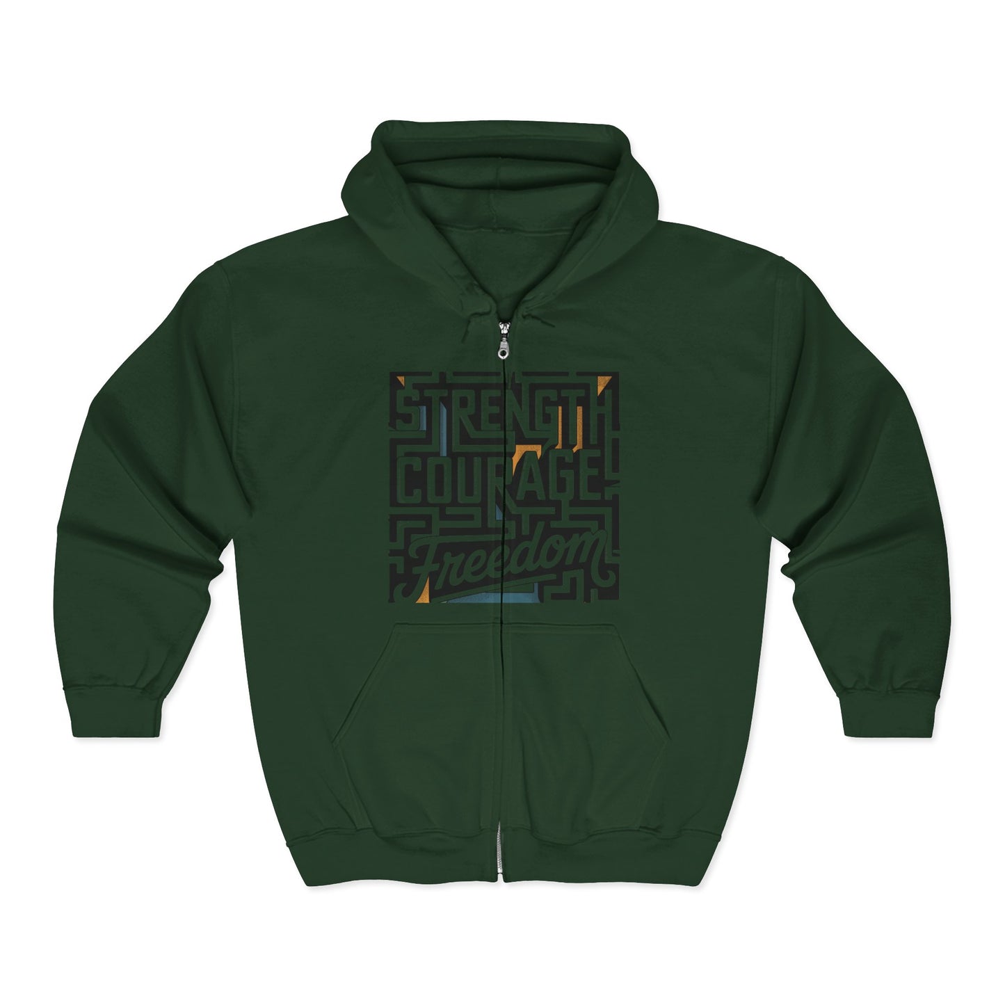 Empowering Freedom Zip-Up Hoodie