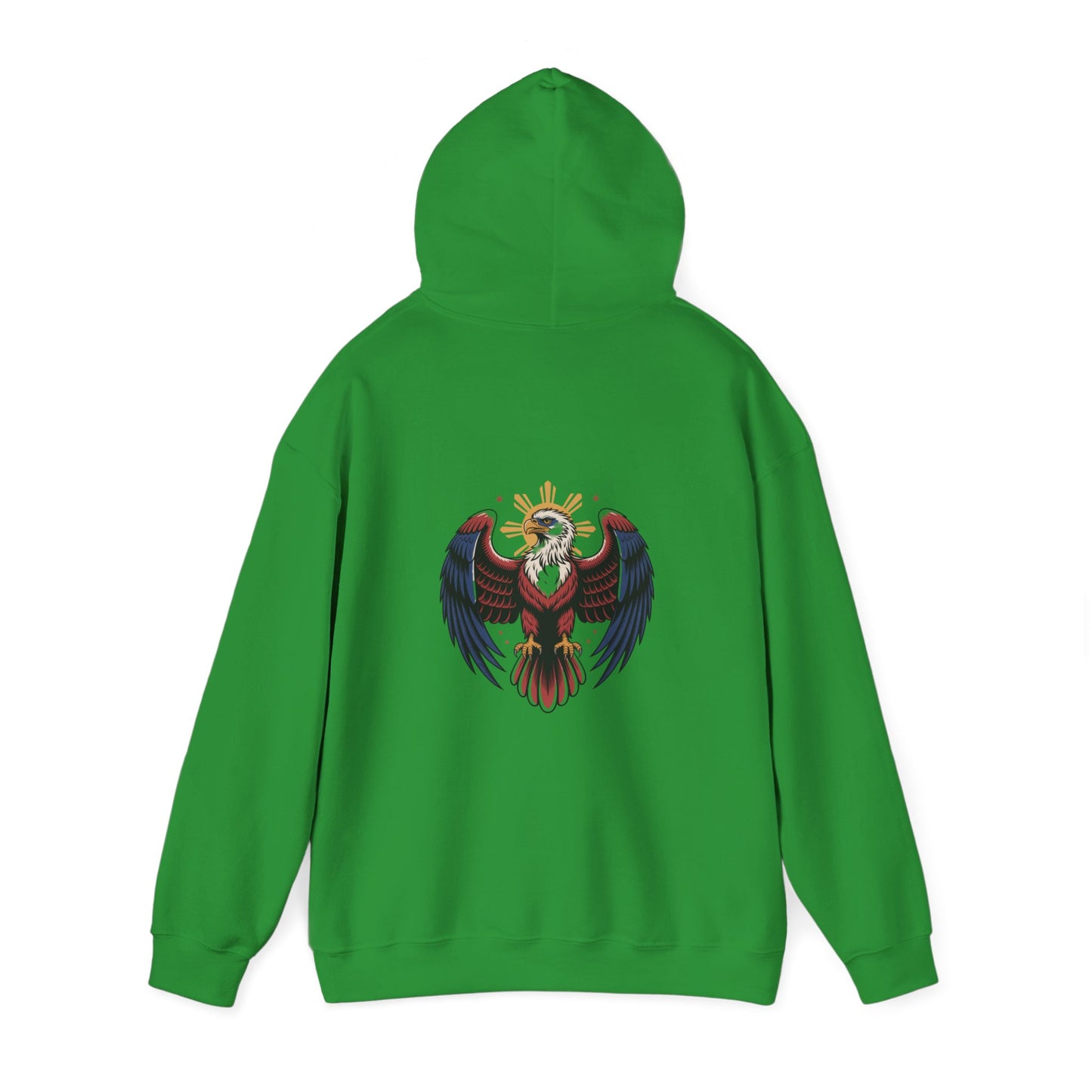 Philippines Map & Heraldic Eagle Hoodie — Filipino Pride Pullover