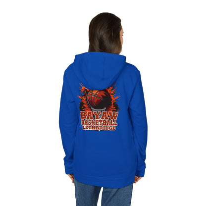 Rebel Basketball League Hoodie — Bold Grunge Basketball Logo
