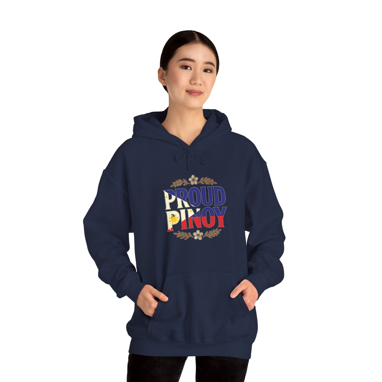 Proud Pinoy  Sa Isip Sa Salita at Sa Gawa Hoodie — Filipino Heritage Pullover