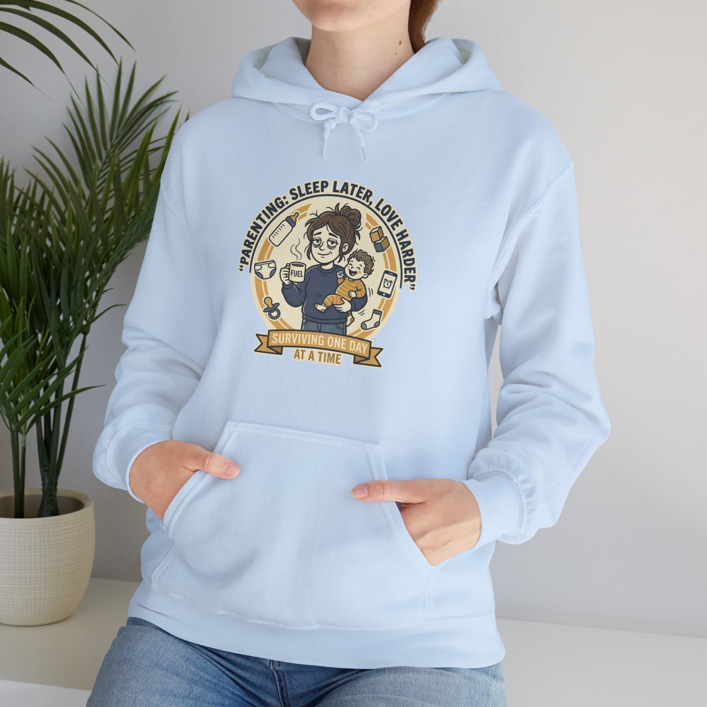 Parenting: Sleep Later, Love Harder Hoodie