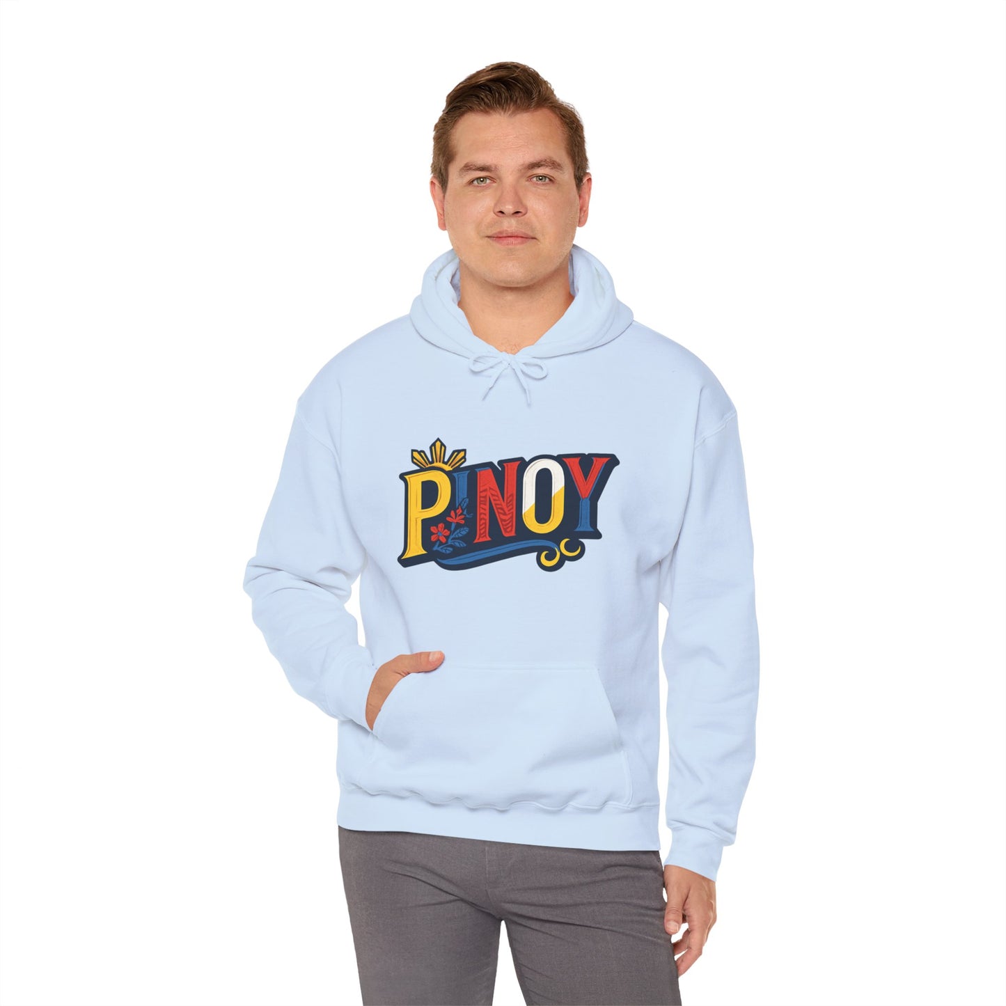 Pinoy Retro Logo Hoodie – Filipino Pride Pullover