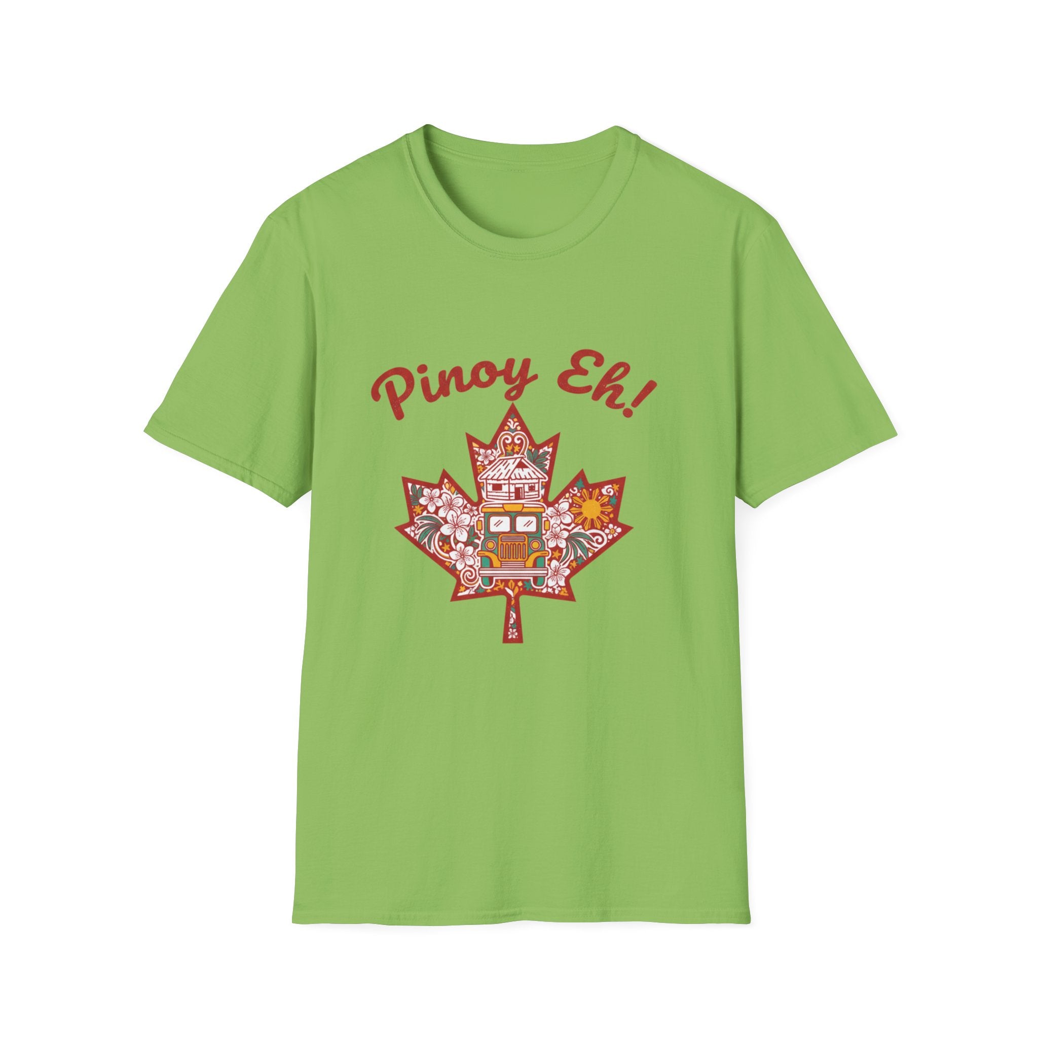 Pinoy Eh! Filipino Maple Leaf T-Shirt — Philippine Pride Canada Design