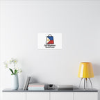 Filipino Flag Tote Logo Canvas Print — AFilipinoStore.com Matte Stretched Wall Art