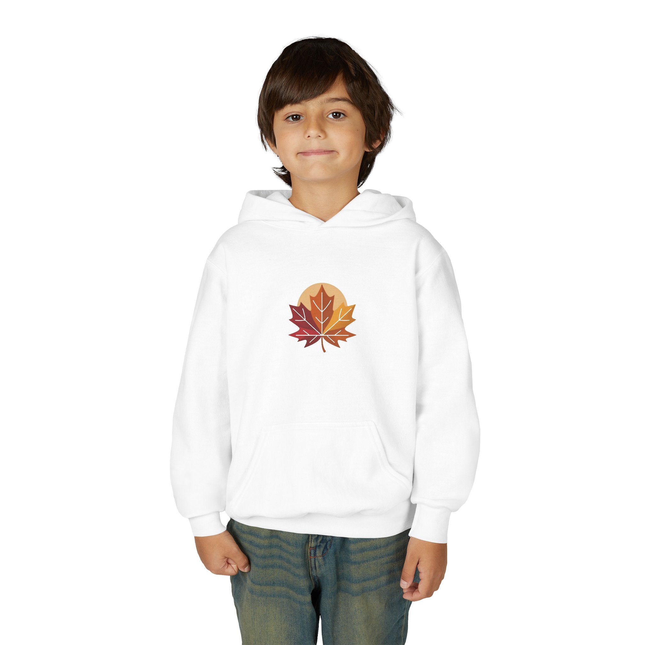 Autumn Leaves Youth Hooded Sweatshirt